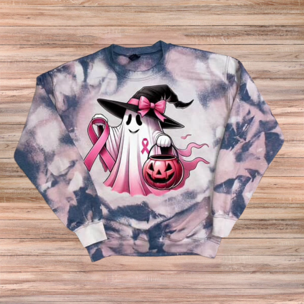 Halloween Ghost Breast Cancer Top