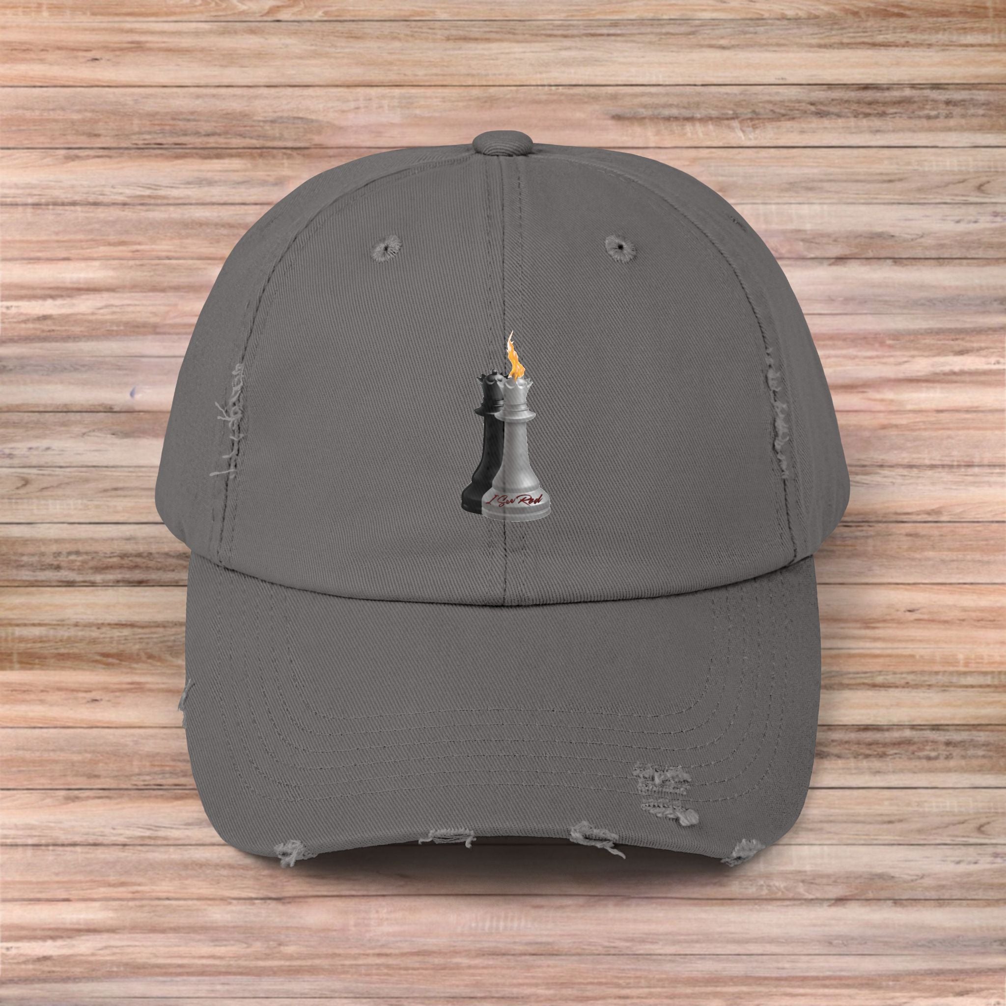Chess Piece Distressed Hat