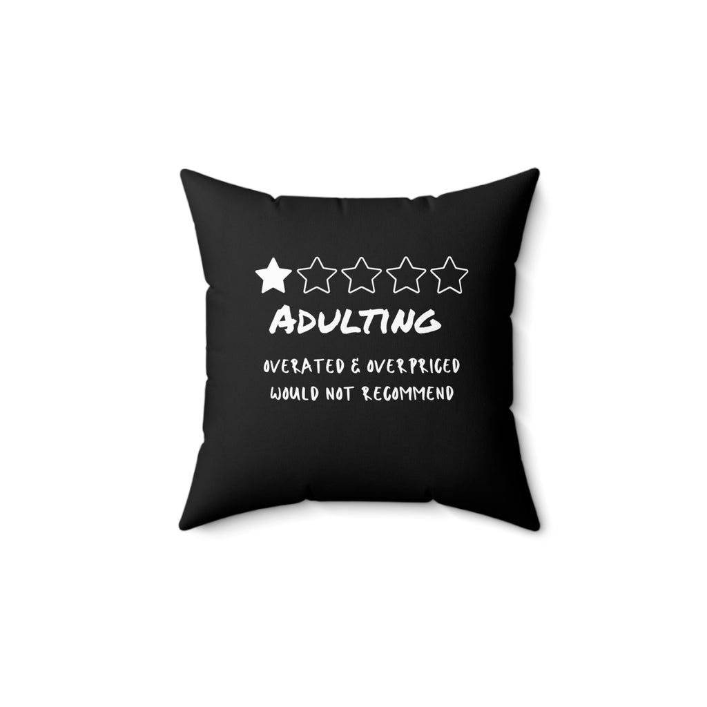 Adulting One Star Pillow