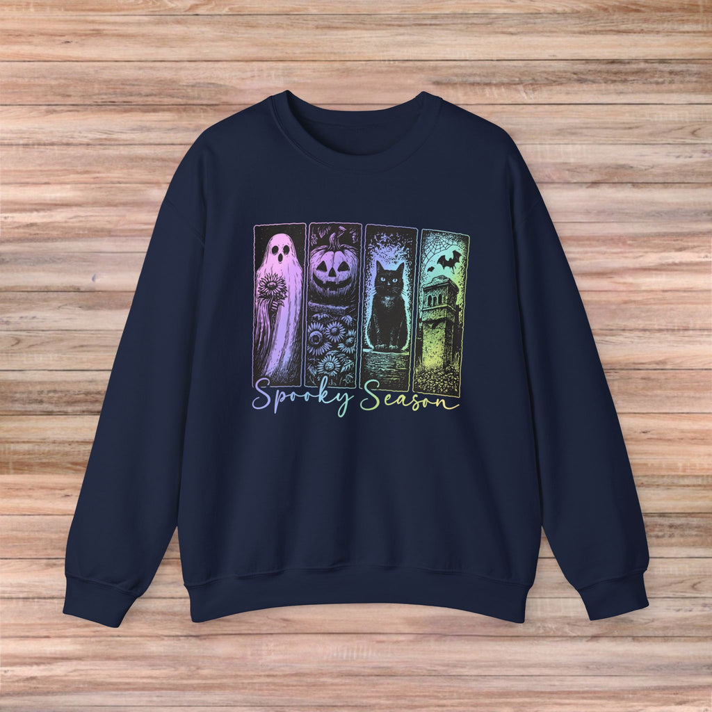 Spooky Metallic Season Sweater