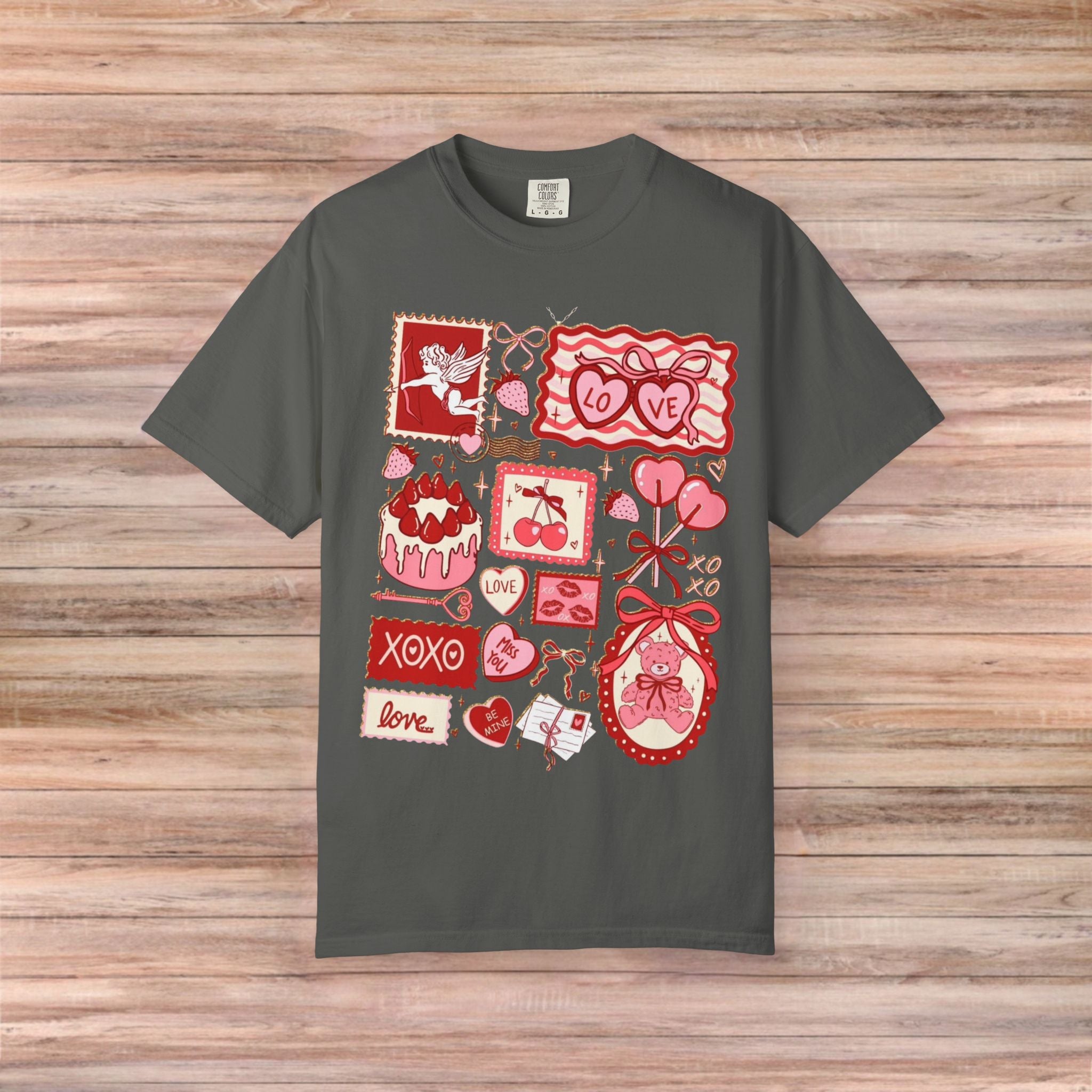 Valentines Vintage Card Post Tshirt