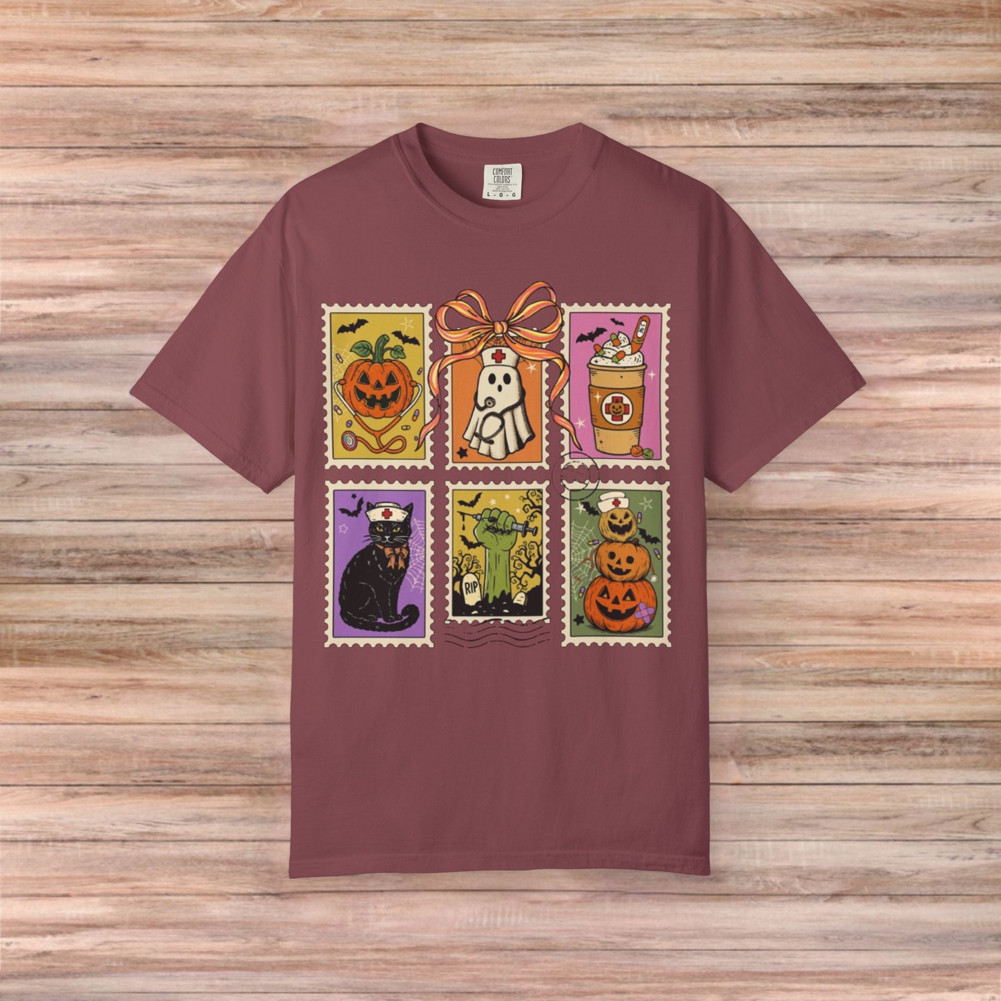Halloween Nurse Post Office Tshirt