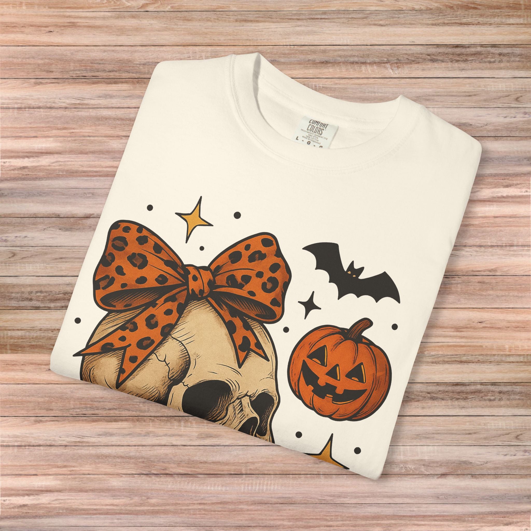 Halloween Pumpkin Skull Tshirt
