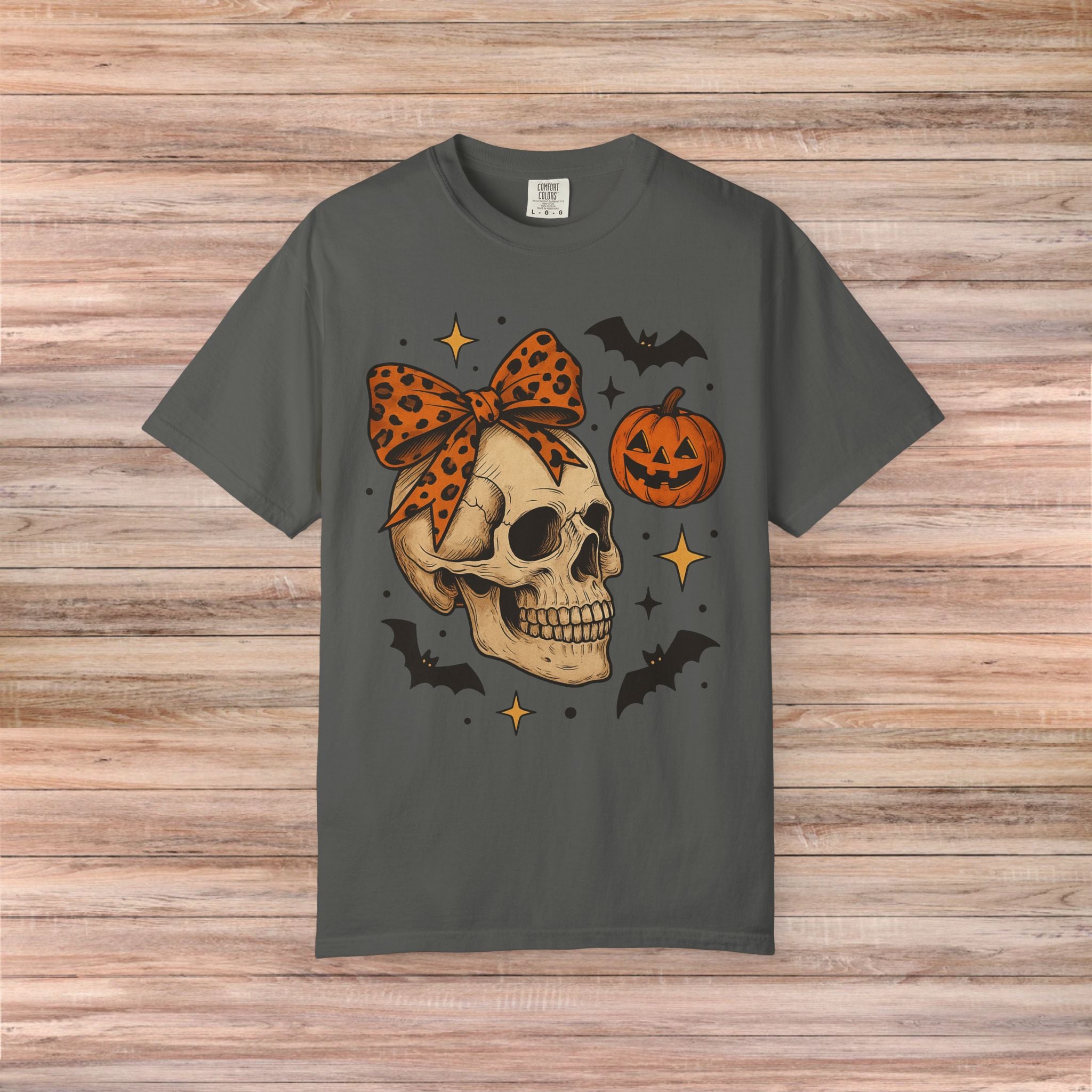 Halloween Pumpkin Skull Tshirt