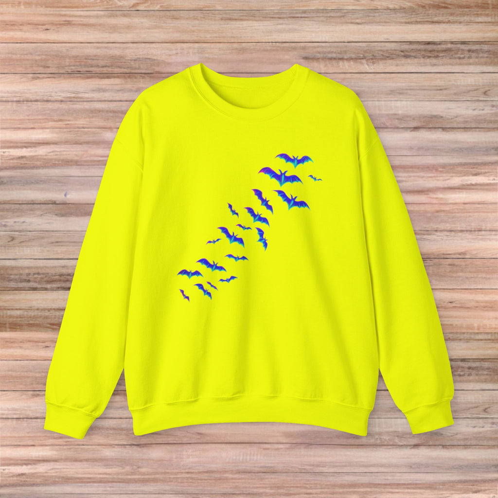 Neon Haunted House Sweater