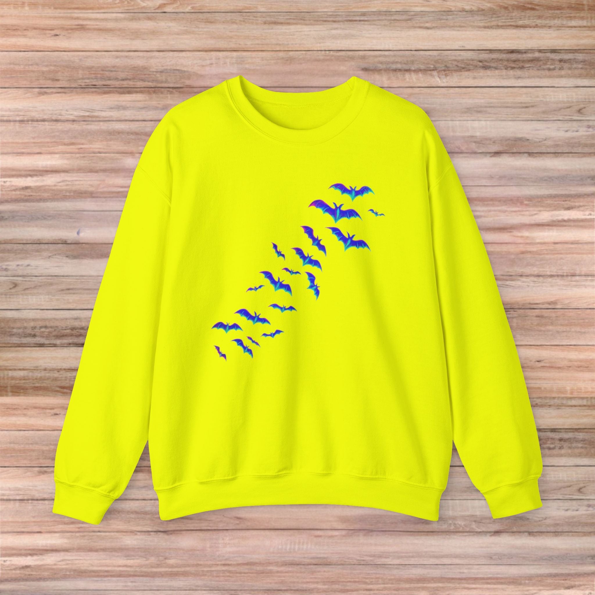 Neon Haunted House Sweater