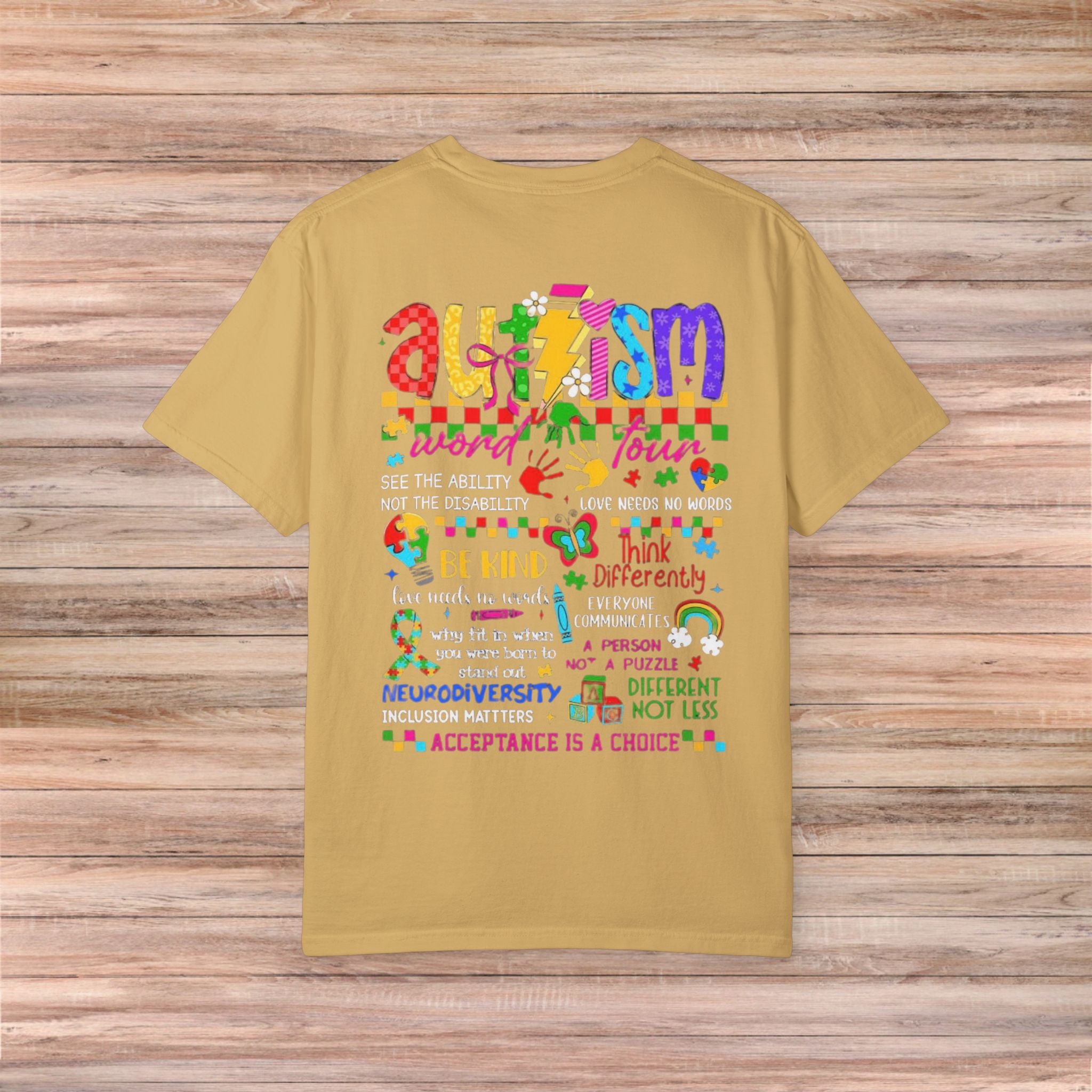 Autism Awareness Kids Be Kind & Embrace Tshirt