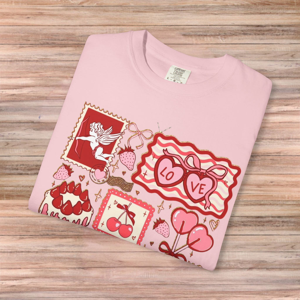 Valentines Vintage Card Post Tshirt