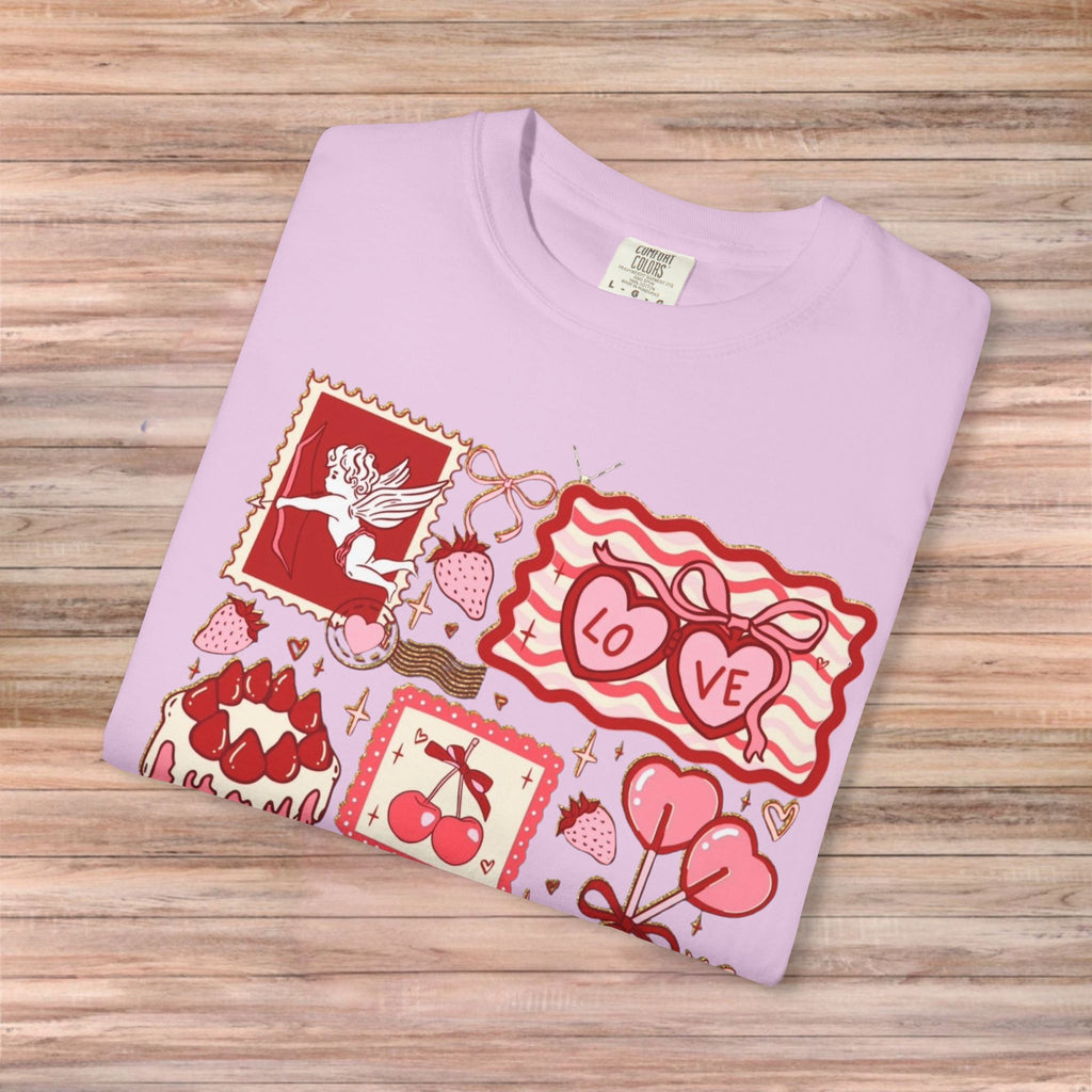 Valentines Vintage Card Post Tshirt