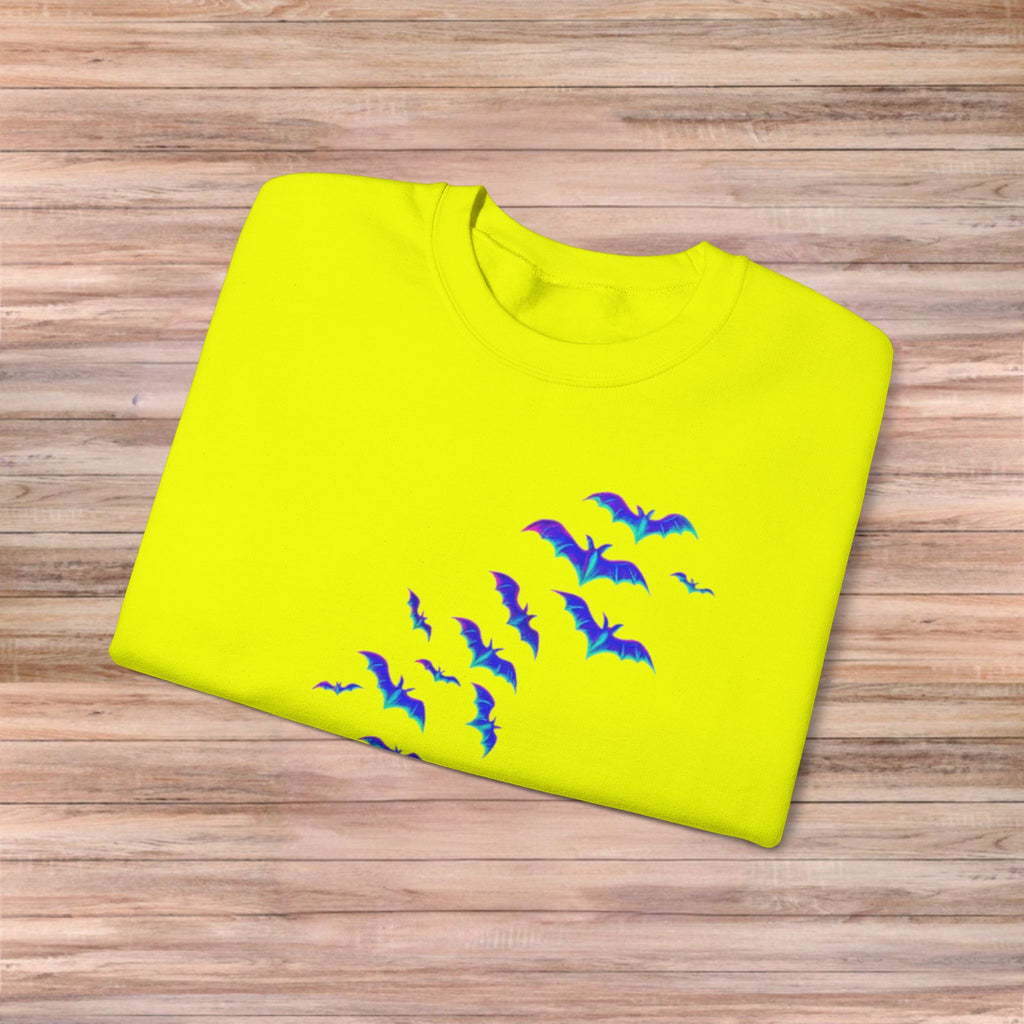 Neon Haunted House Sweater