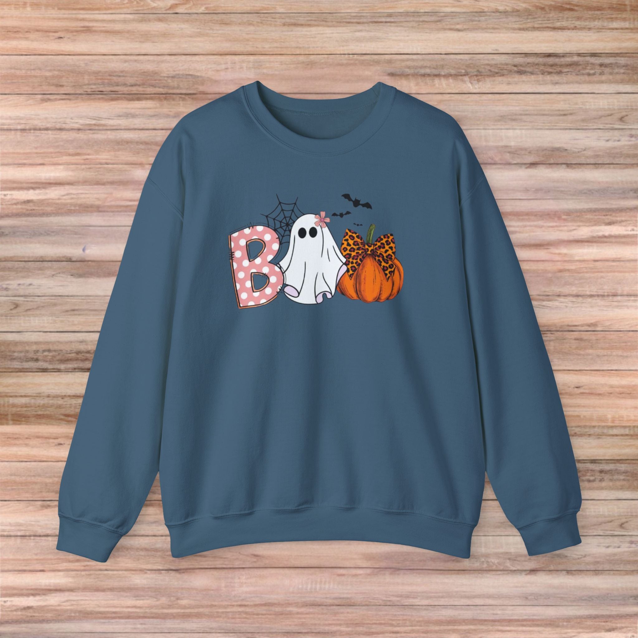 Boo Ghost Pumpkin Sweater