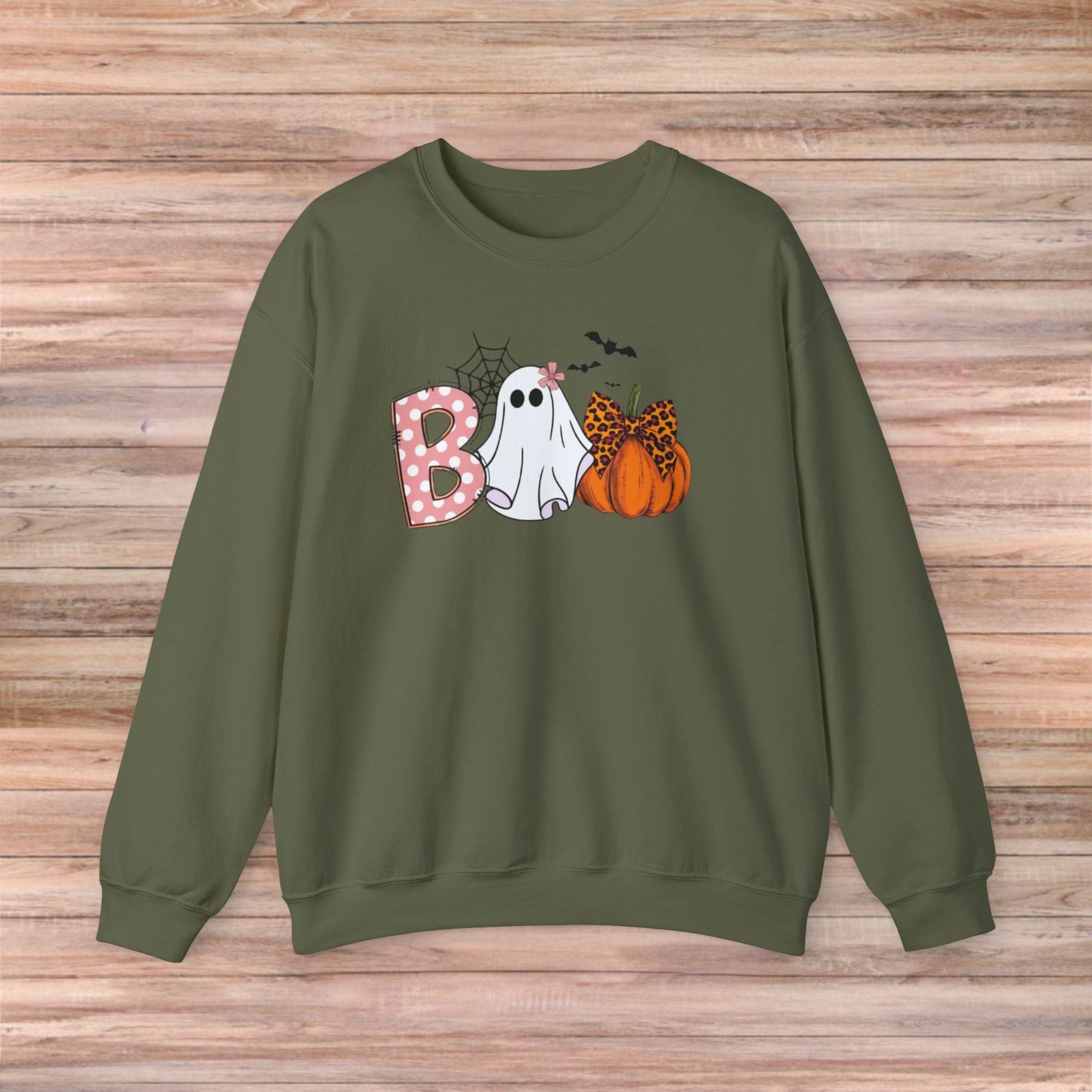 Boo Ghost Pumpkin Sweater