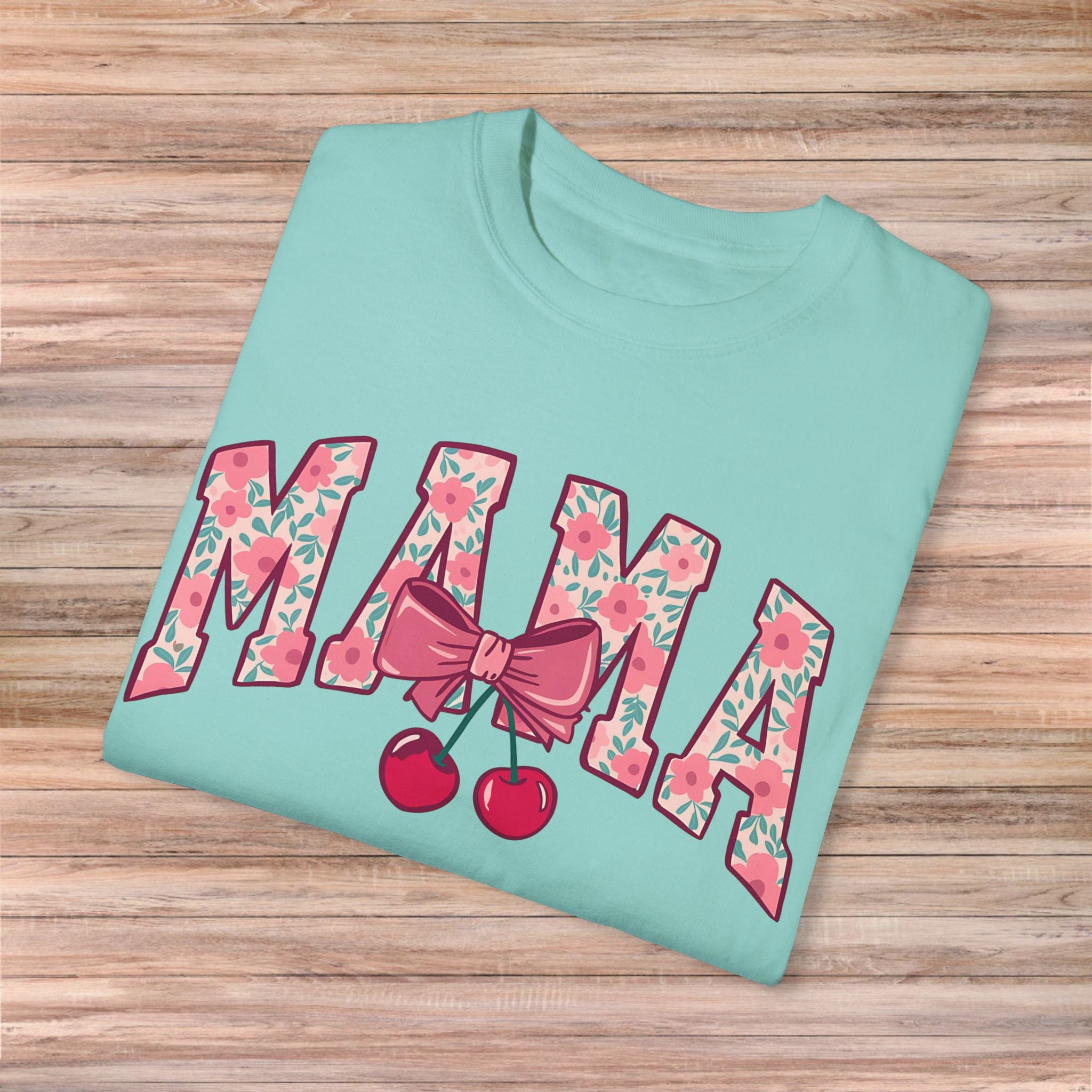 MAMA Bow Cherry Tshirt