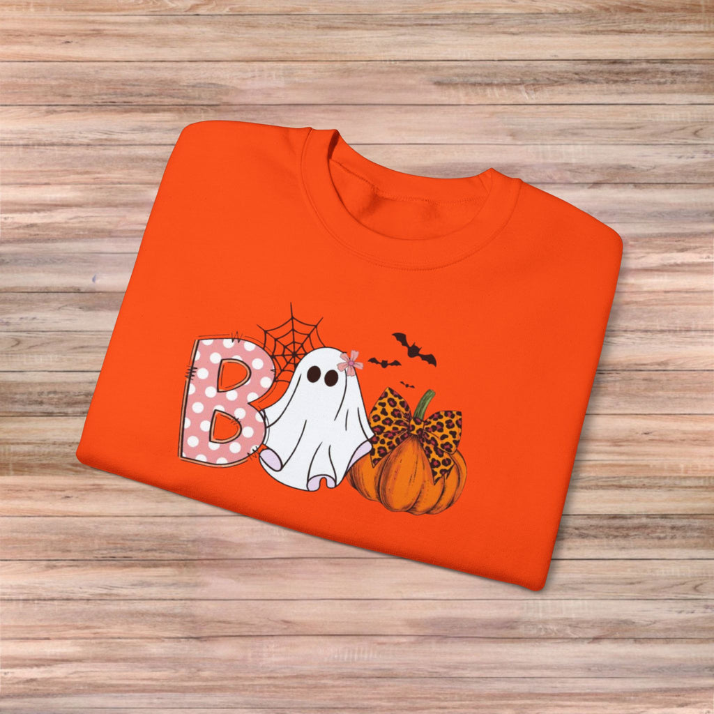 Boo Ghost Pumpkin Sweater