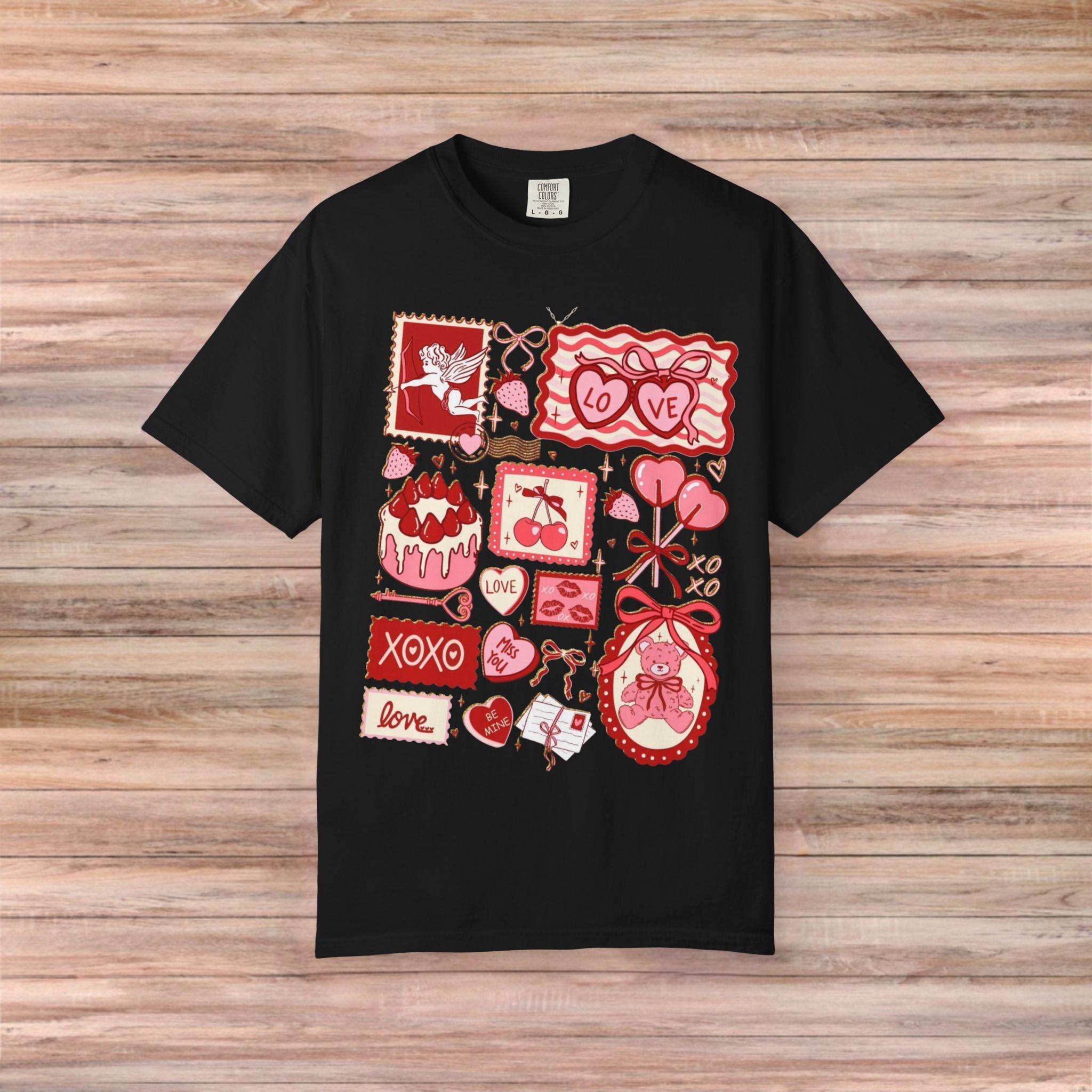Valentines Vintage Card Post Tshirt