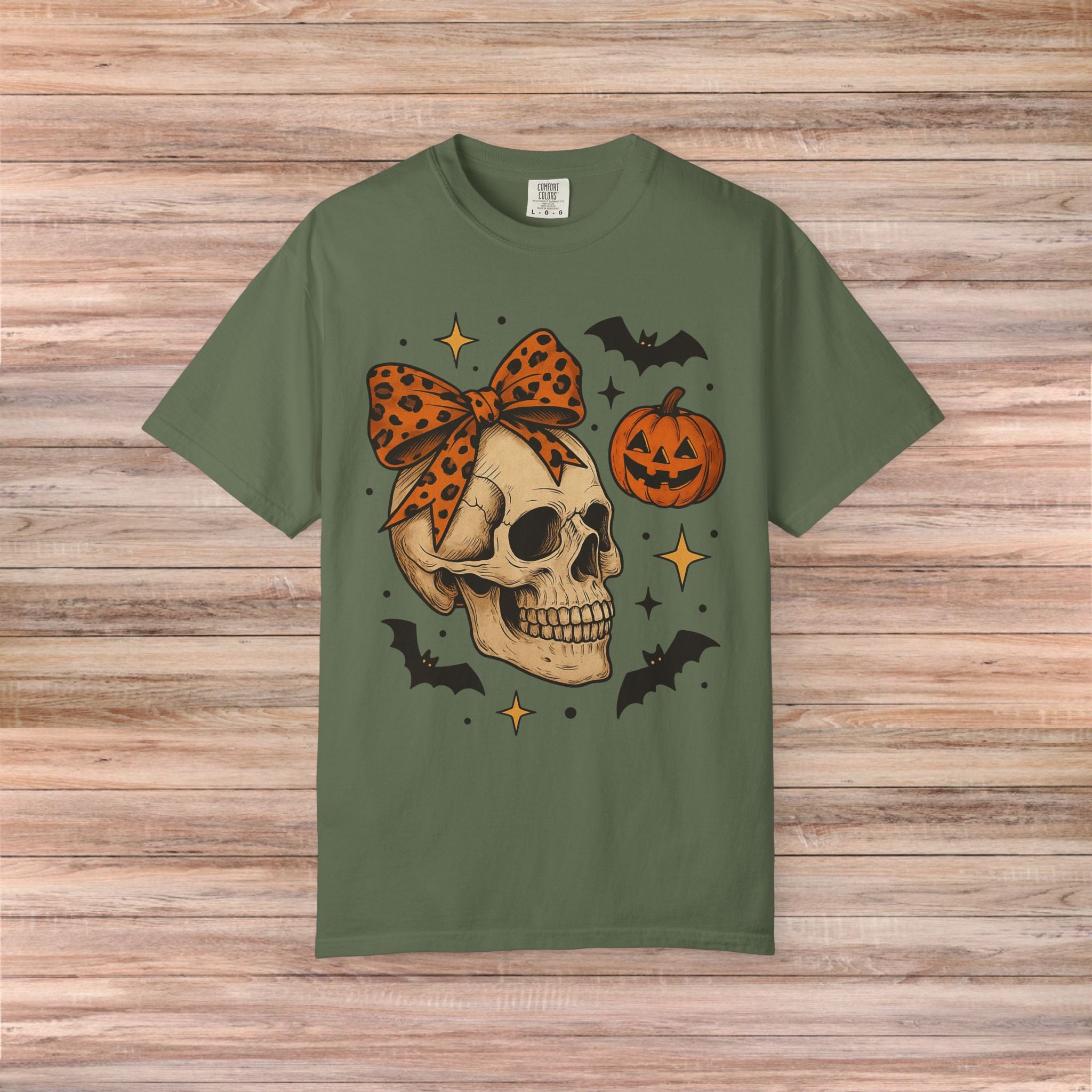 Halloween Pumpkin Skull Tshirt