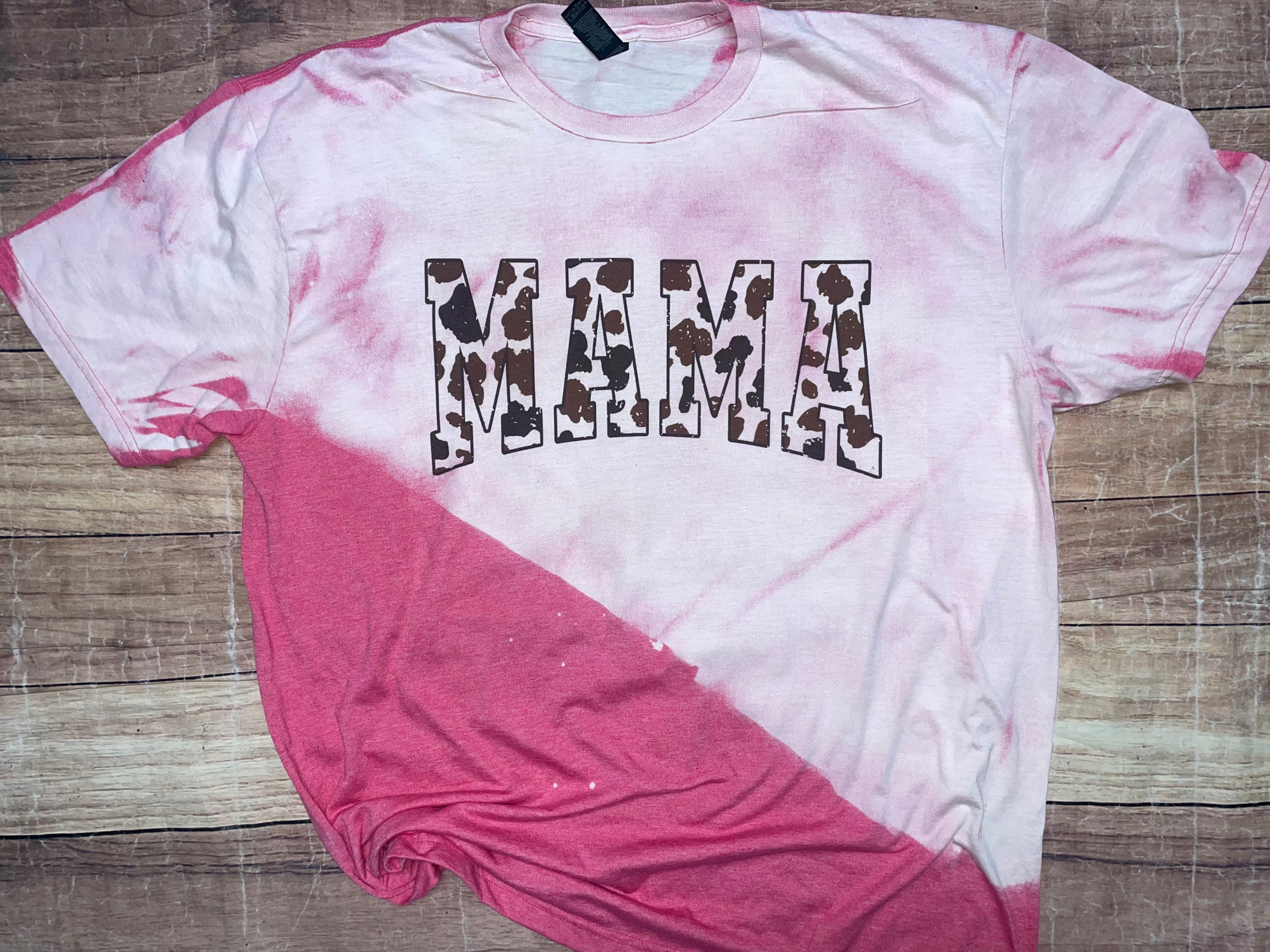 Mama Cow Print Tshirt
