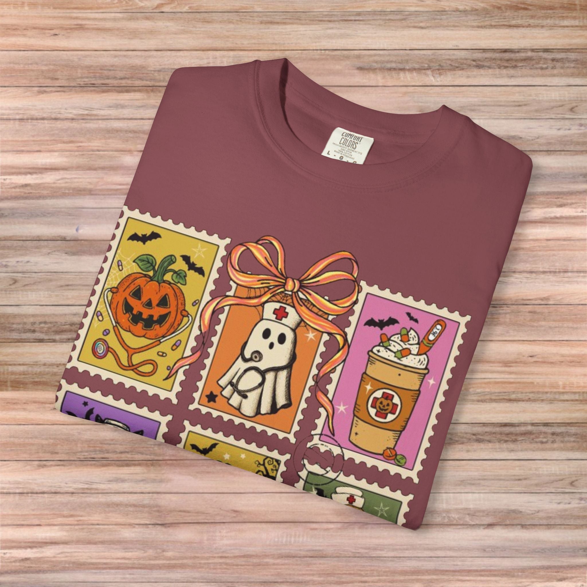 Halloween Nurse Post Office Tshirt