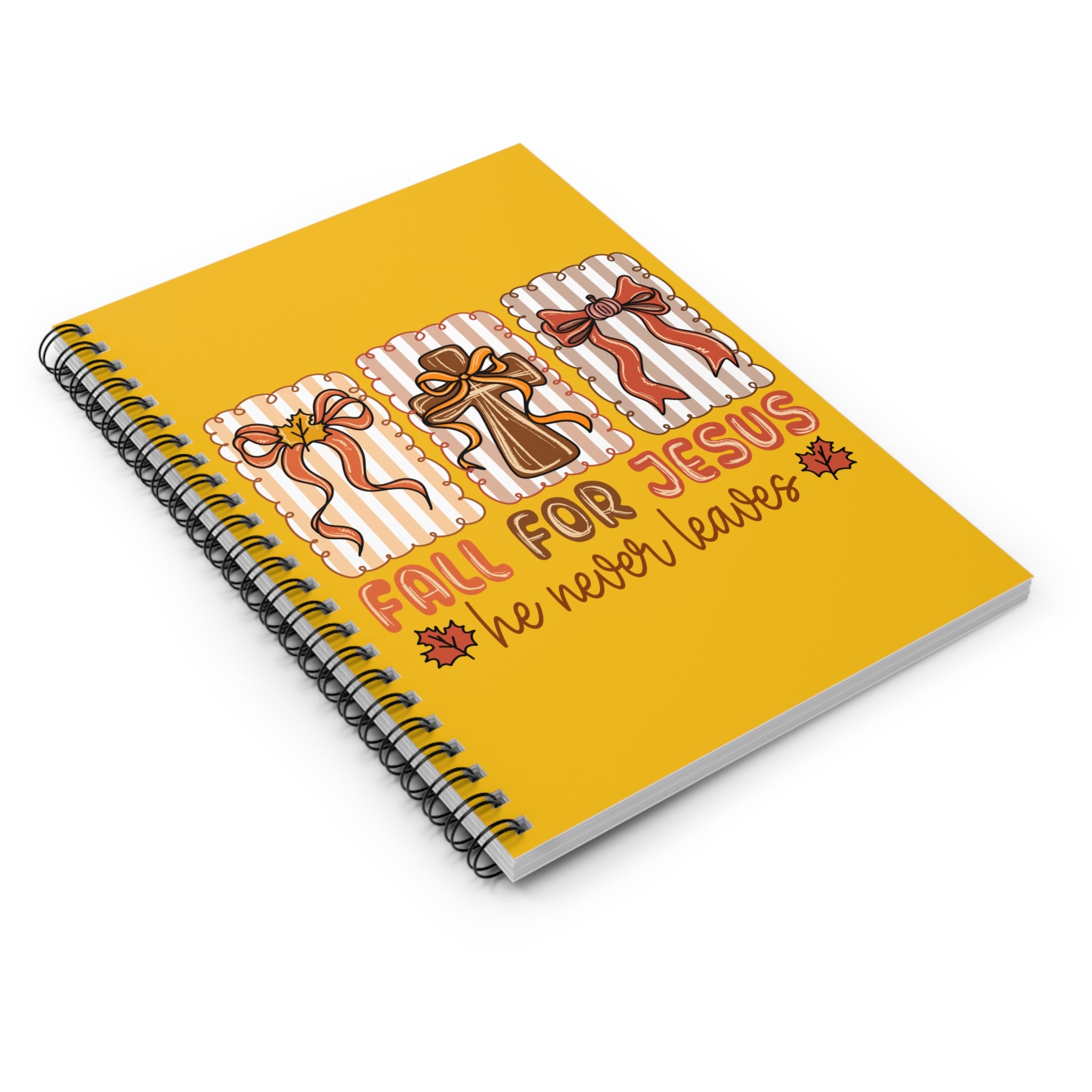 Fall for Jesus Spiral Notebook