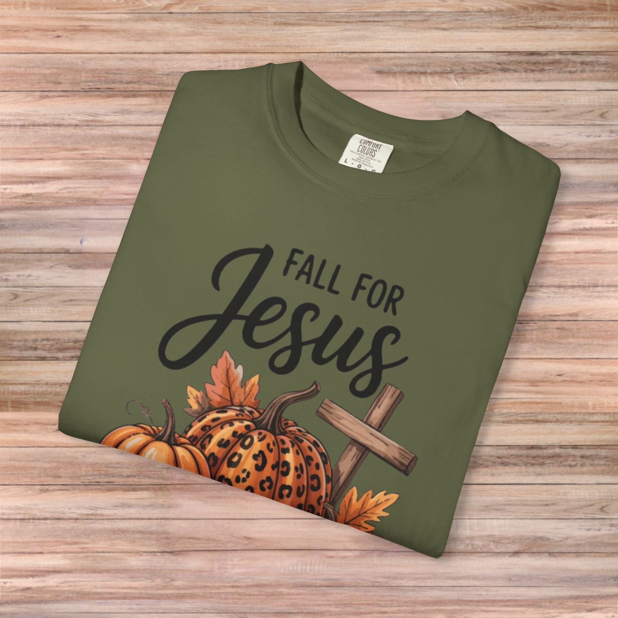 Fall For Jesus He Never Leaves Tshirt