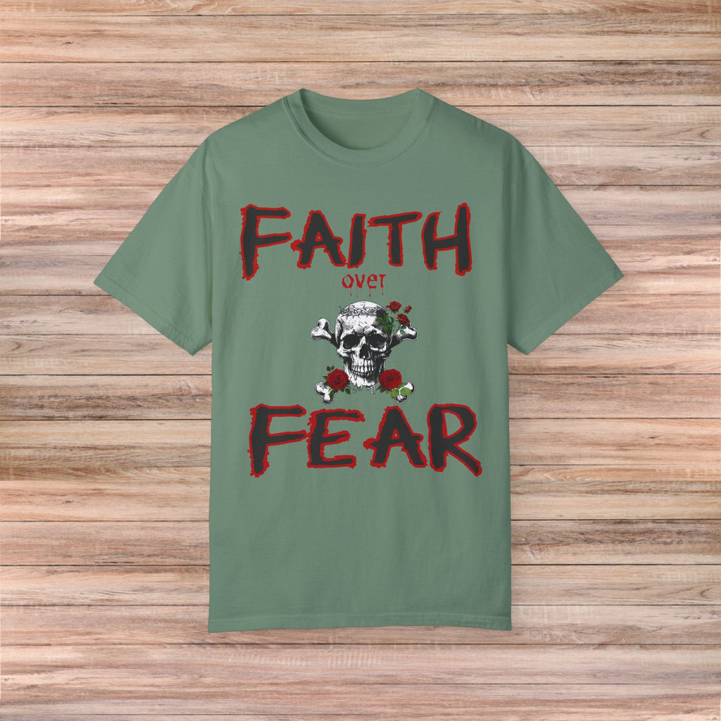 FAITH over FEAR Skull Tshirt