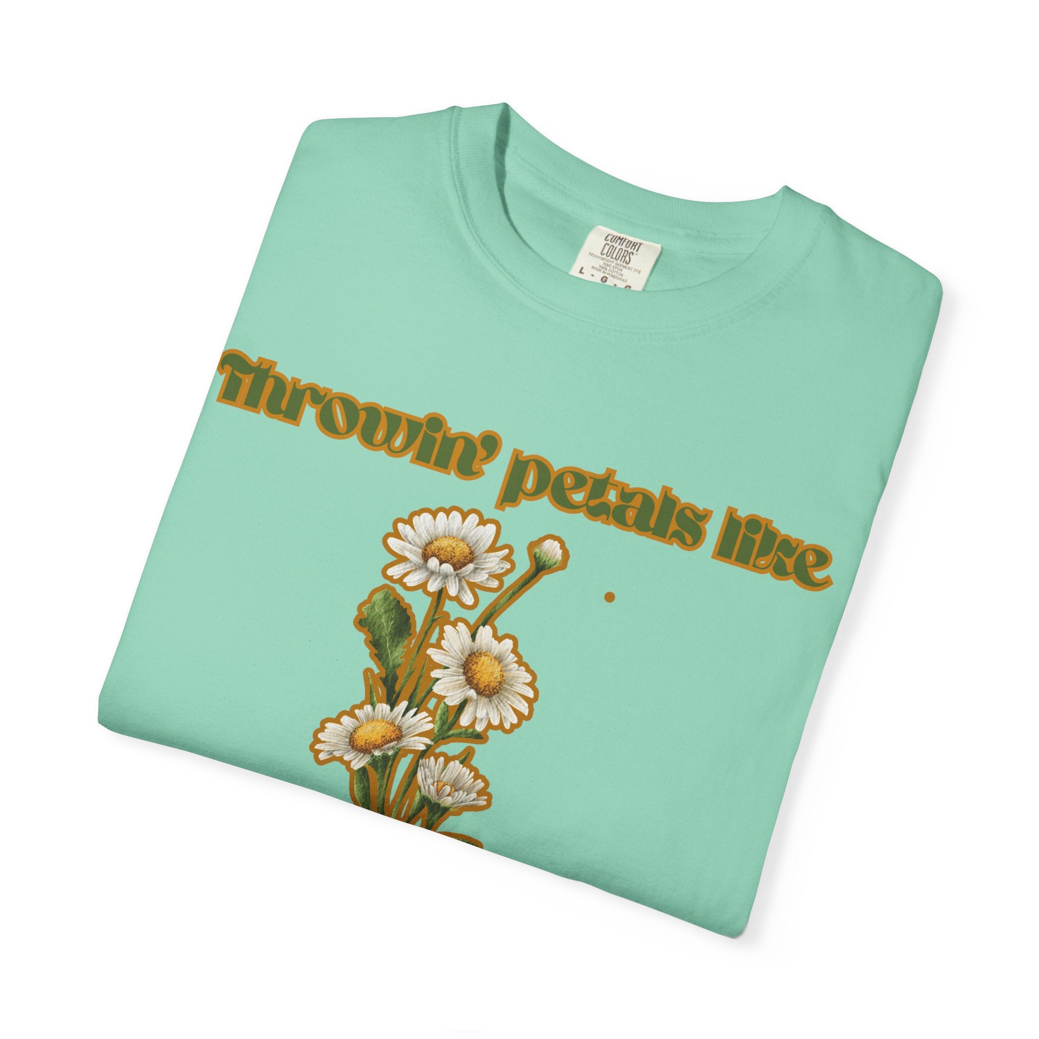 throwin petals t shirt