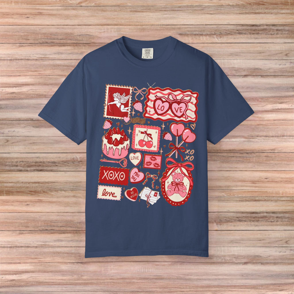 Valentines Vintage Card Post Tshirt