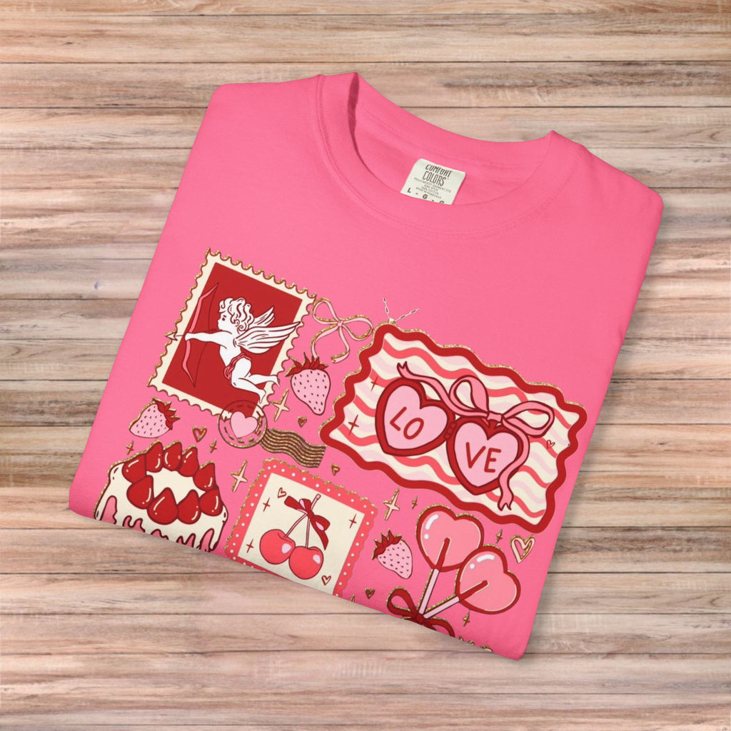 Valentines Vintage Card Post Tshirt