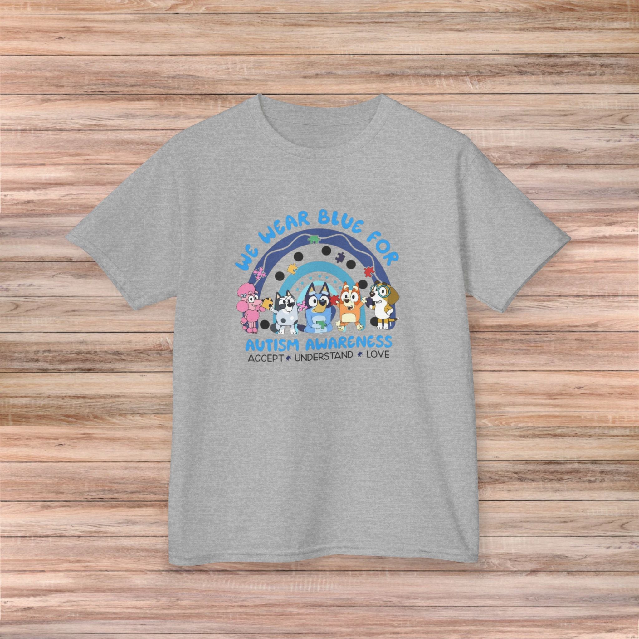 We Wear Blue for Acceptance & Love Youth Tshirt