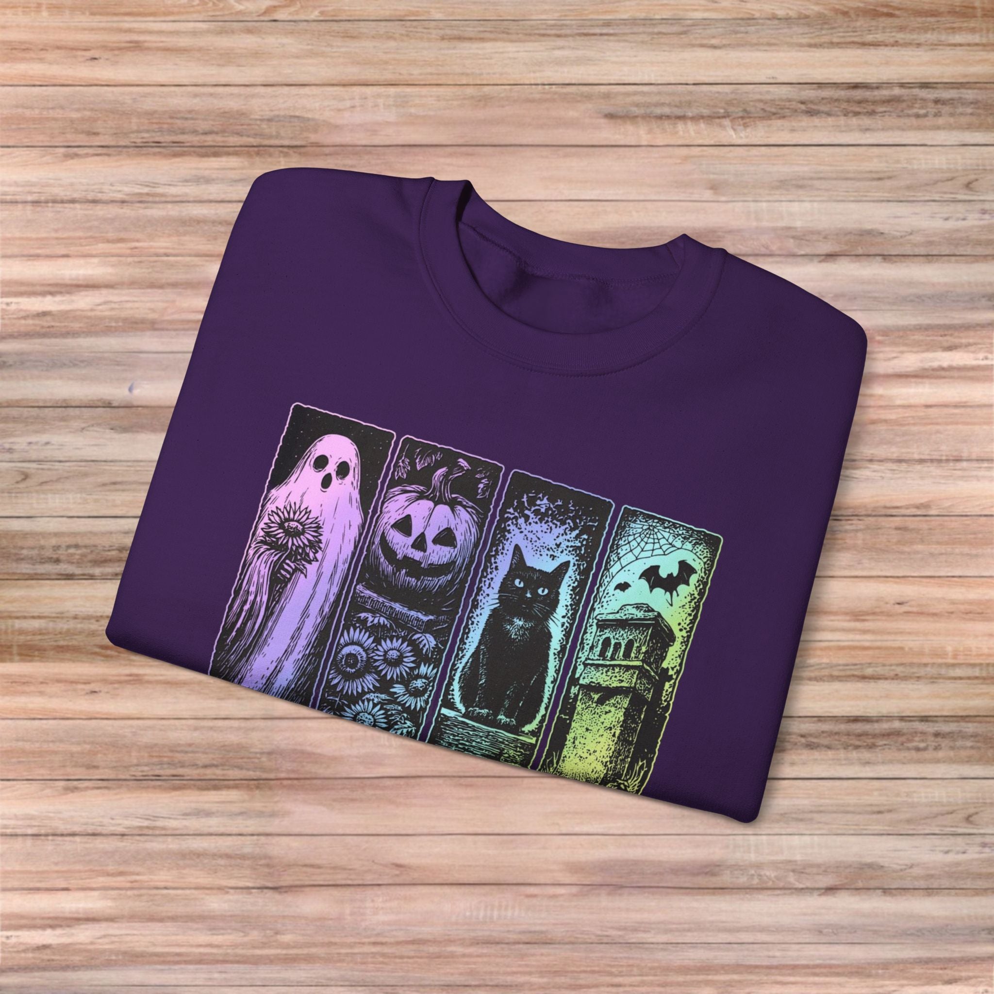 Spooky Metallic Season Sweater