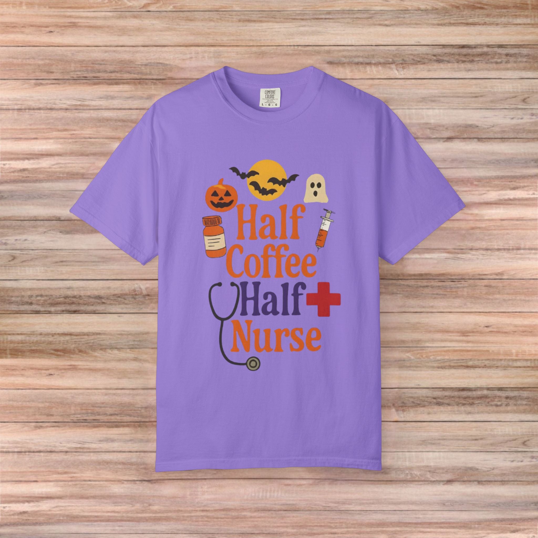 Half Coffee Half Nurse Tshirt