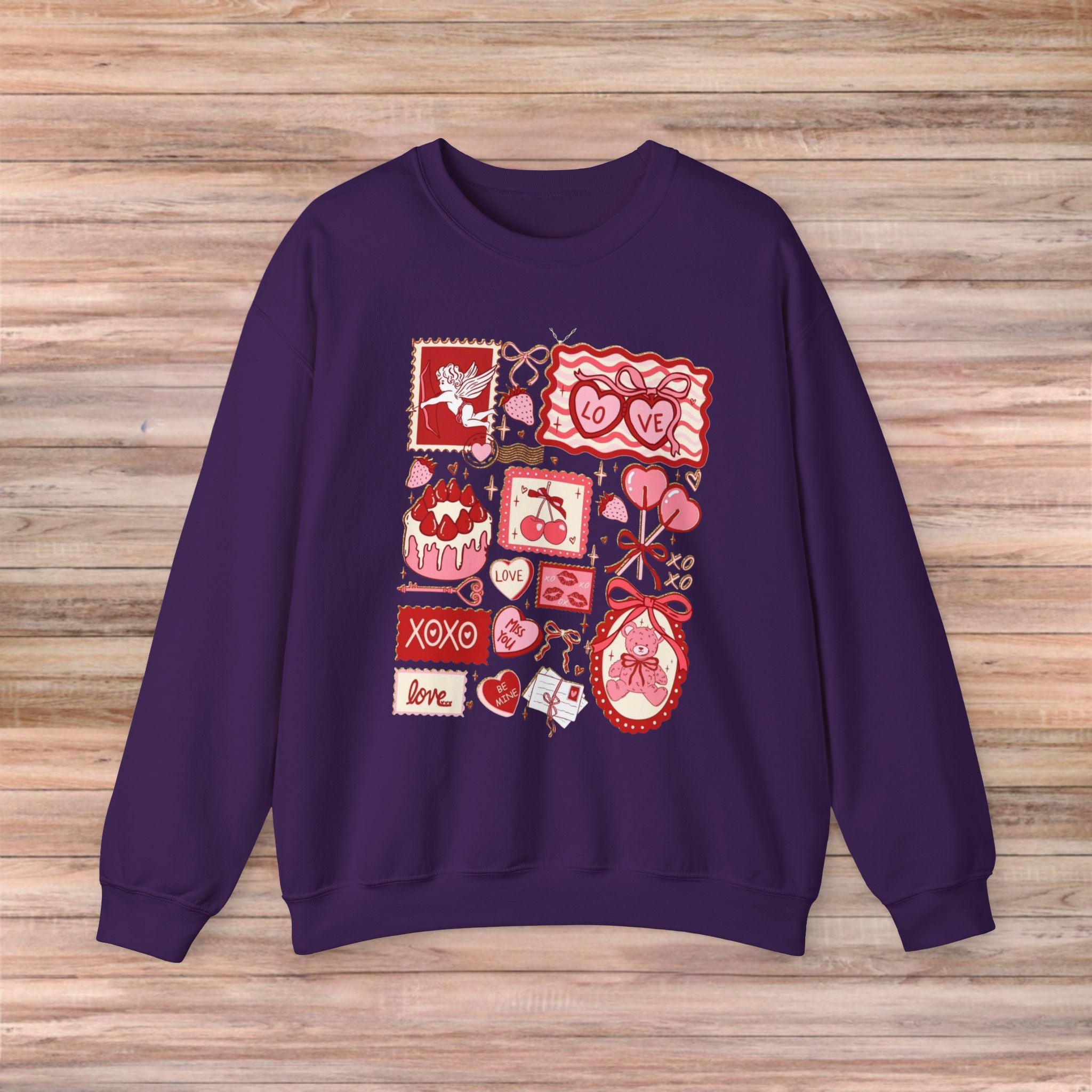 Valentines Vintage Cards Sweater