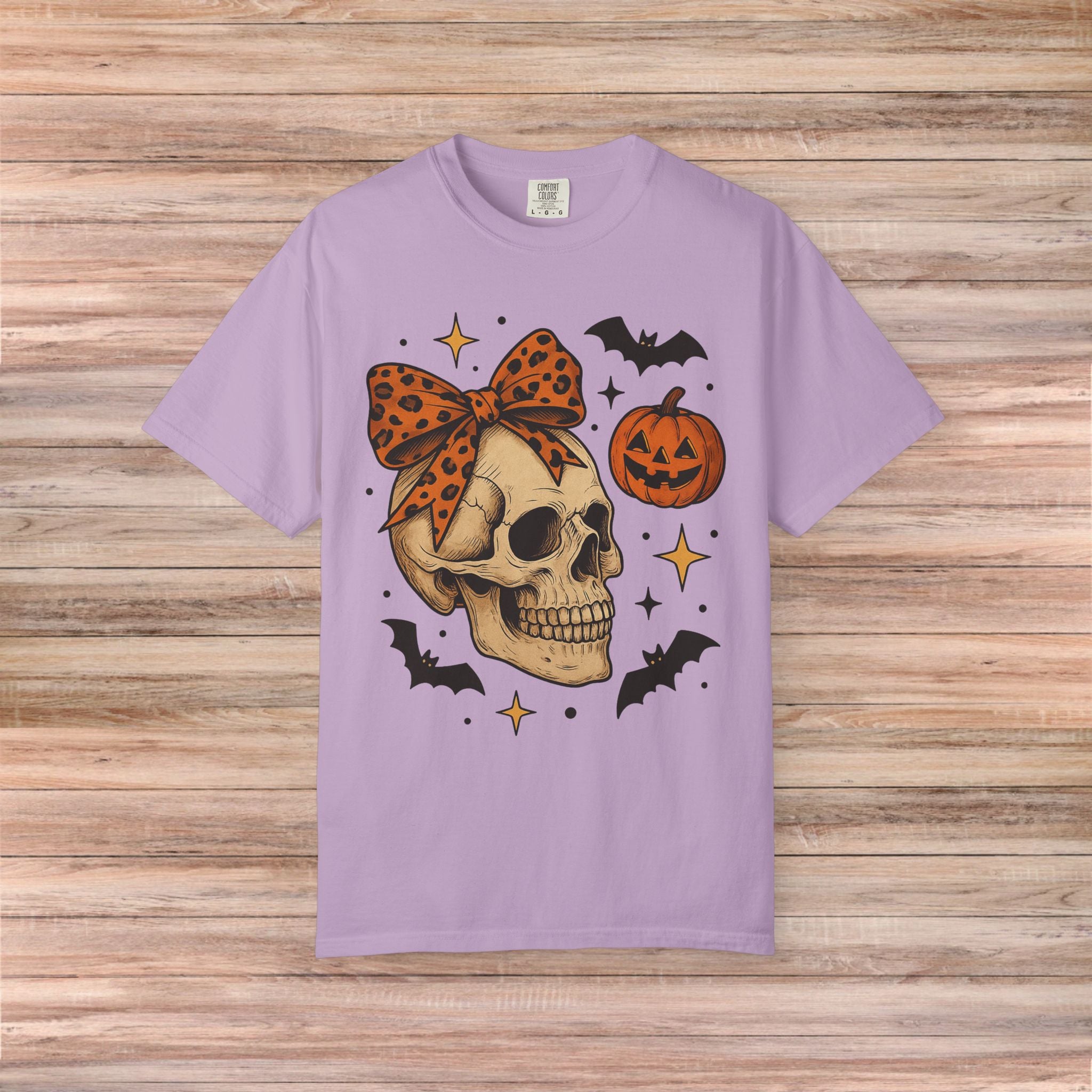 Halloween Pumpkin Skull Tshirt