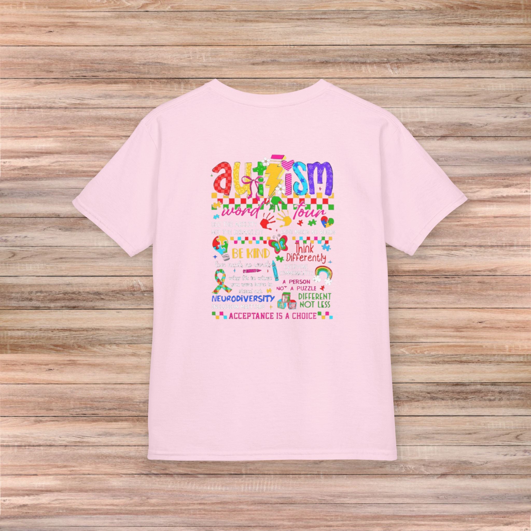 Autism Awareness Kids Be Kind & Embrace Youth Tshirt