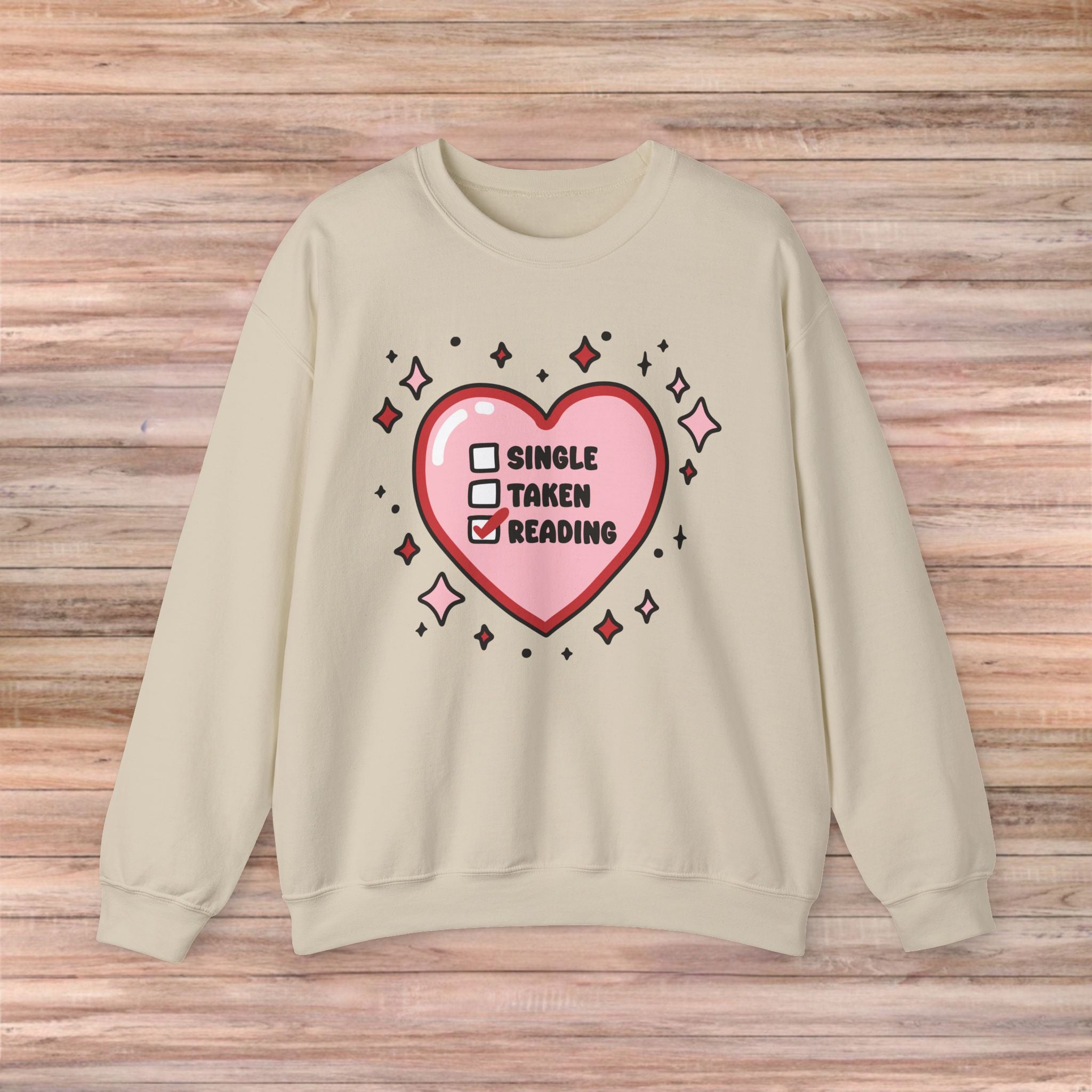 Reading Heart Sweater