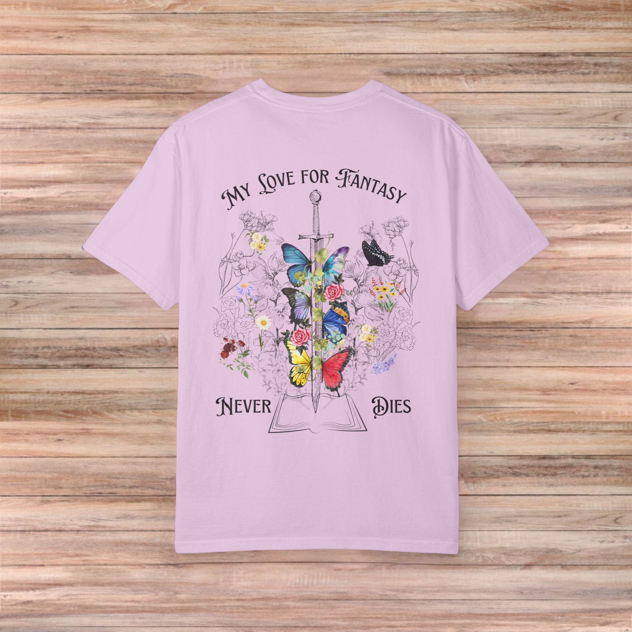 My Love For Fantasy Never Dies Tshirt (Dark Design)