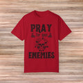 Pray for Your Enemies Skull Tshirt