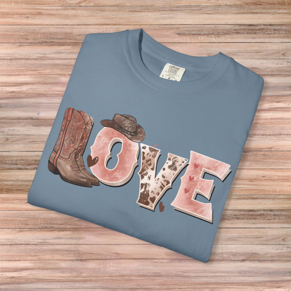 LOVE Cowboy boots Tshirt