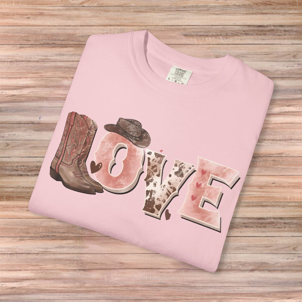 LOVE Cowboy boots Tshirt