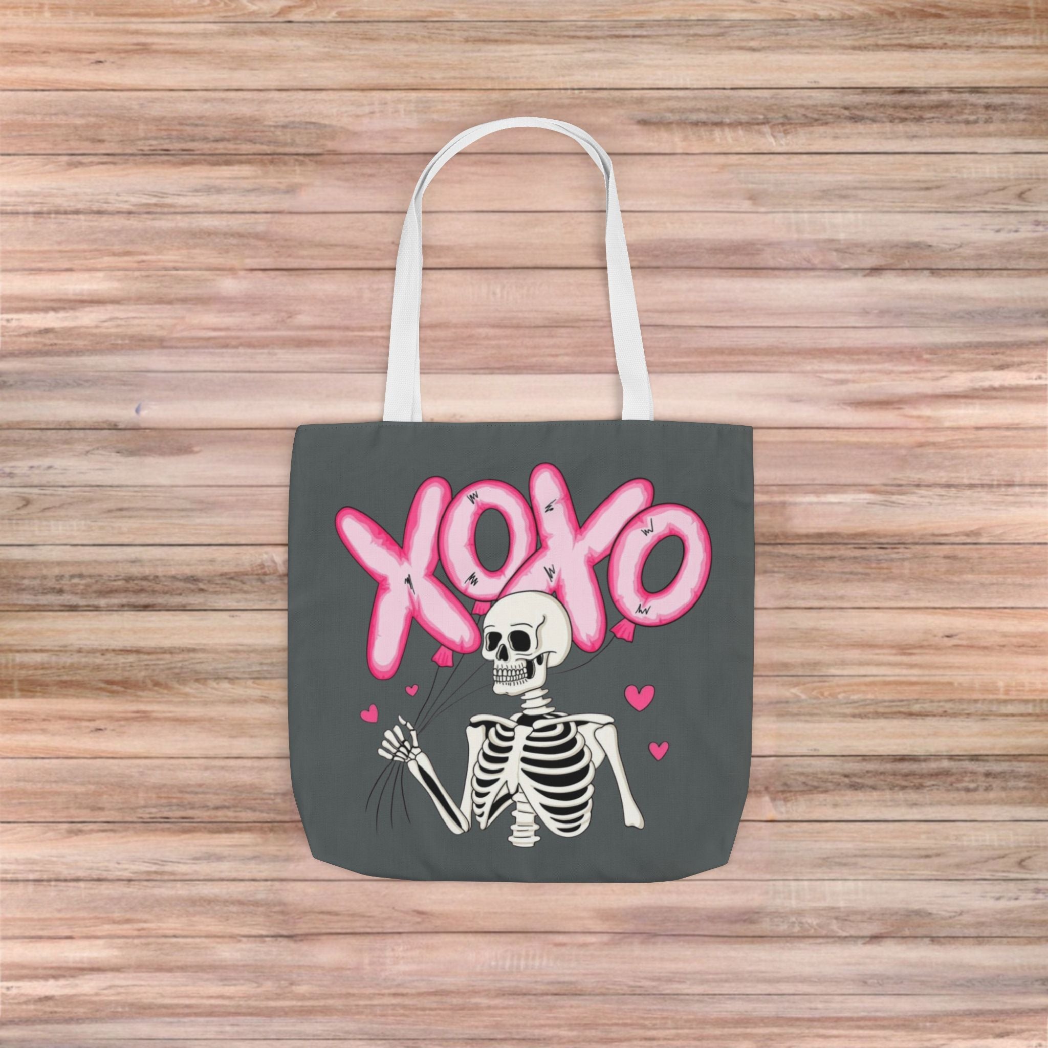 Skeleton XOXO Tote Bag