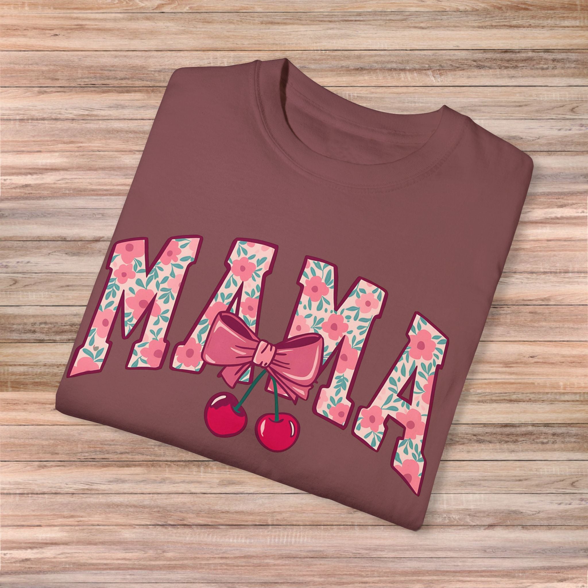 MAMA Bow Cherry Tshirt
