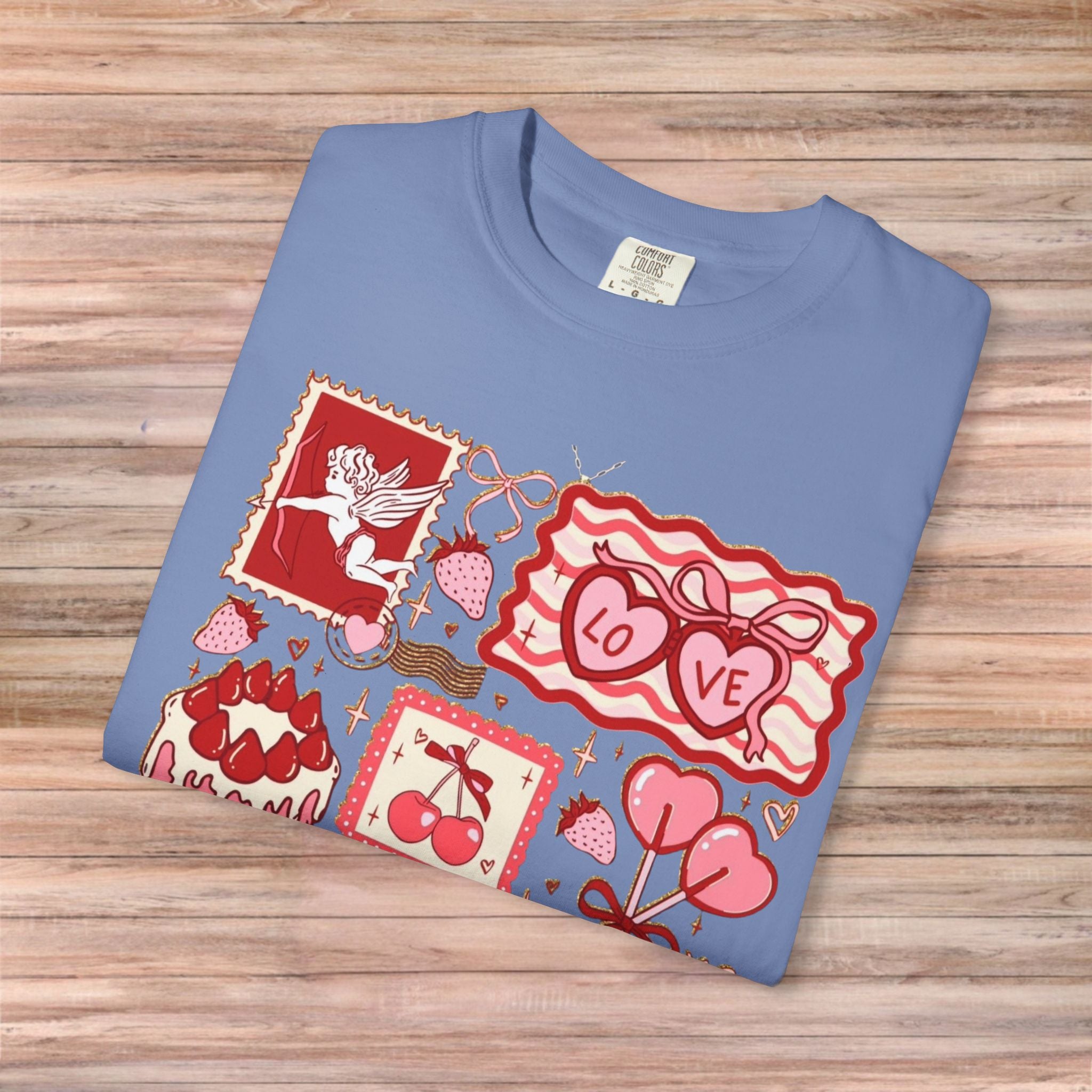 Valentines Vintage Card Post Tshirt