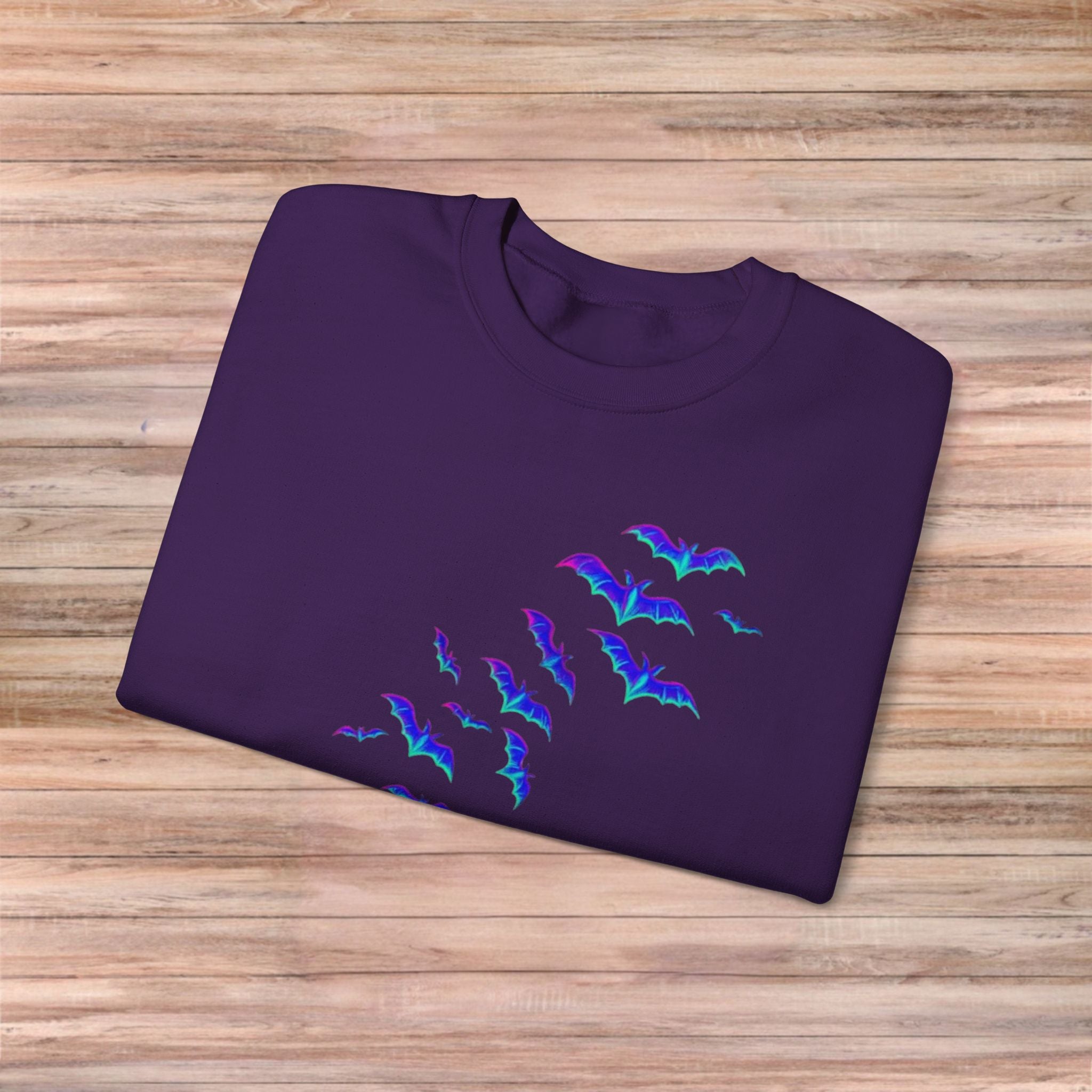 Neon Haunted House Sweater