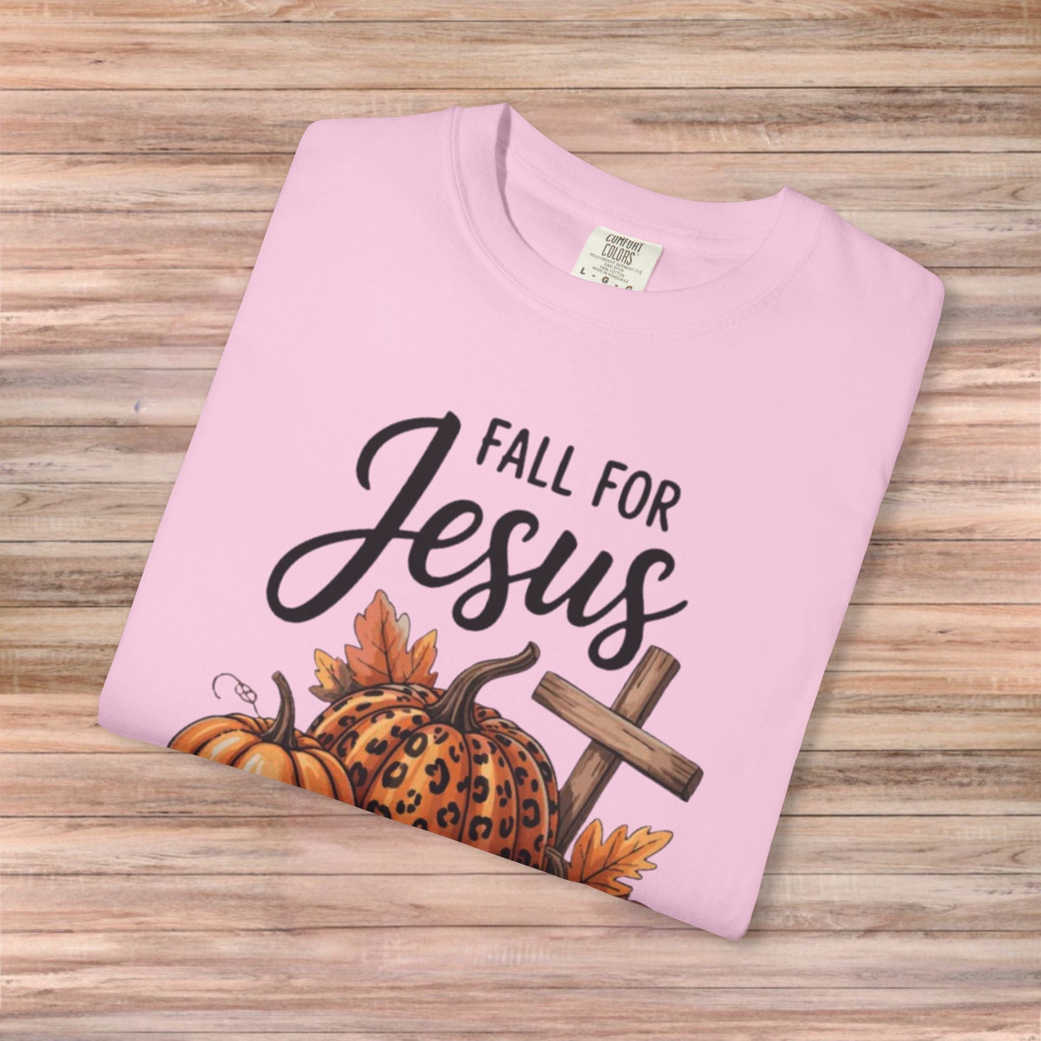 Fall For Jesus He Never Leaves Tshirt