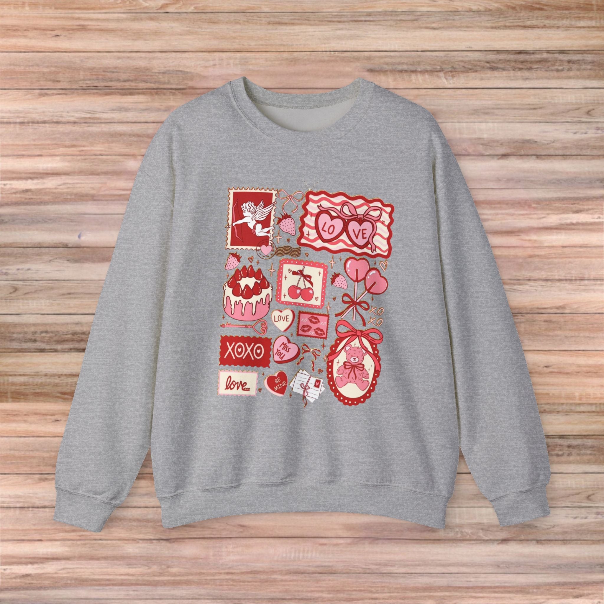 Valentines Vintage Cards Sweater