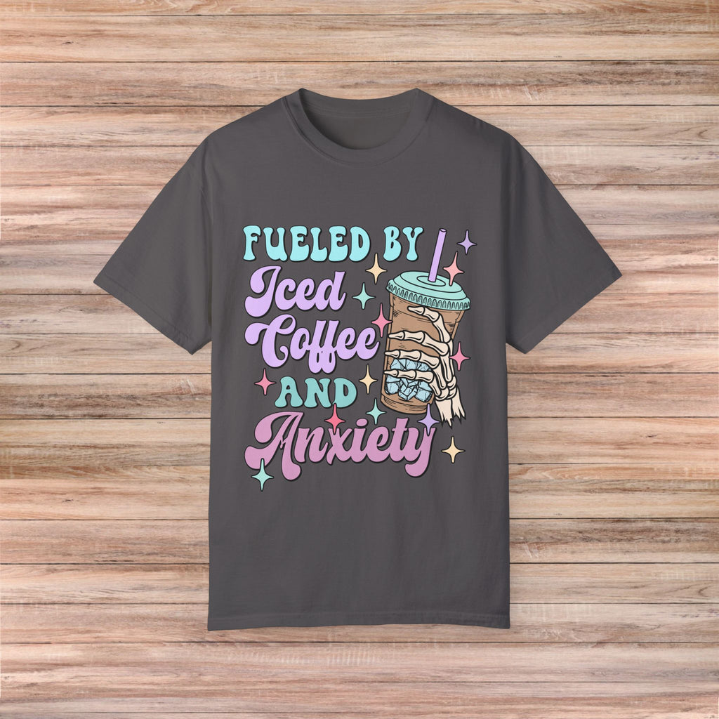 Fueled by Iced Coffee and Anxiety Tshirt