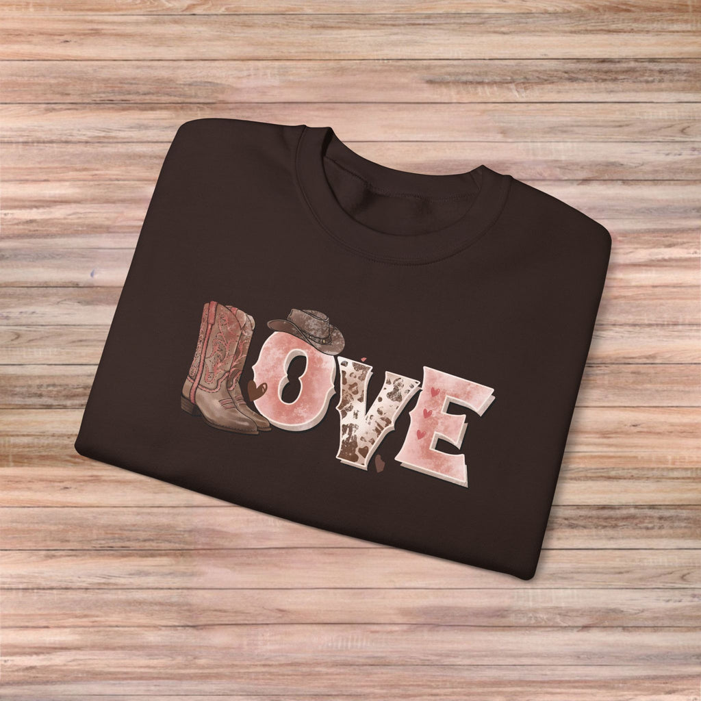 LOVE Cowboy boots Sweater