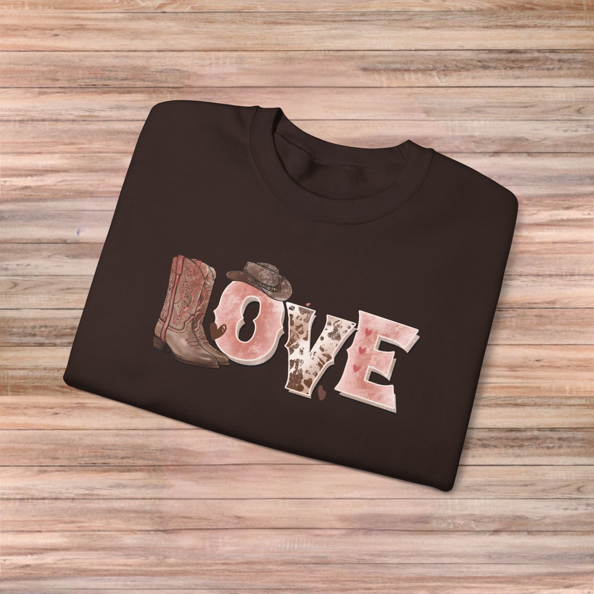 LOVE Cowboy boots Sweater