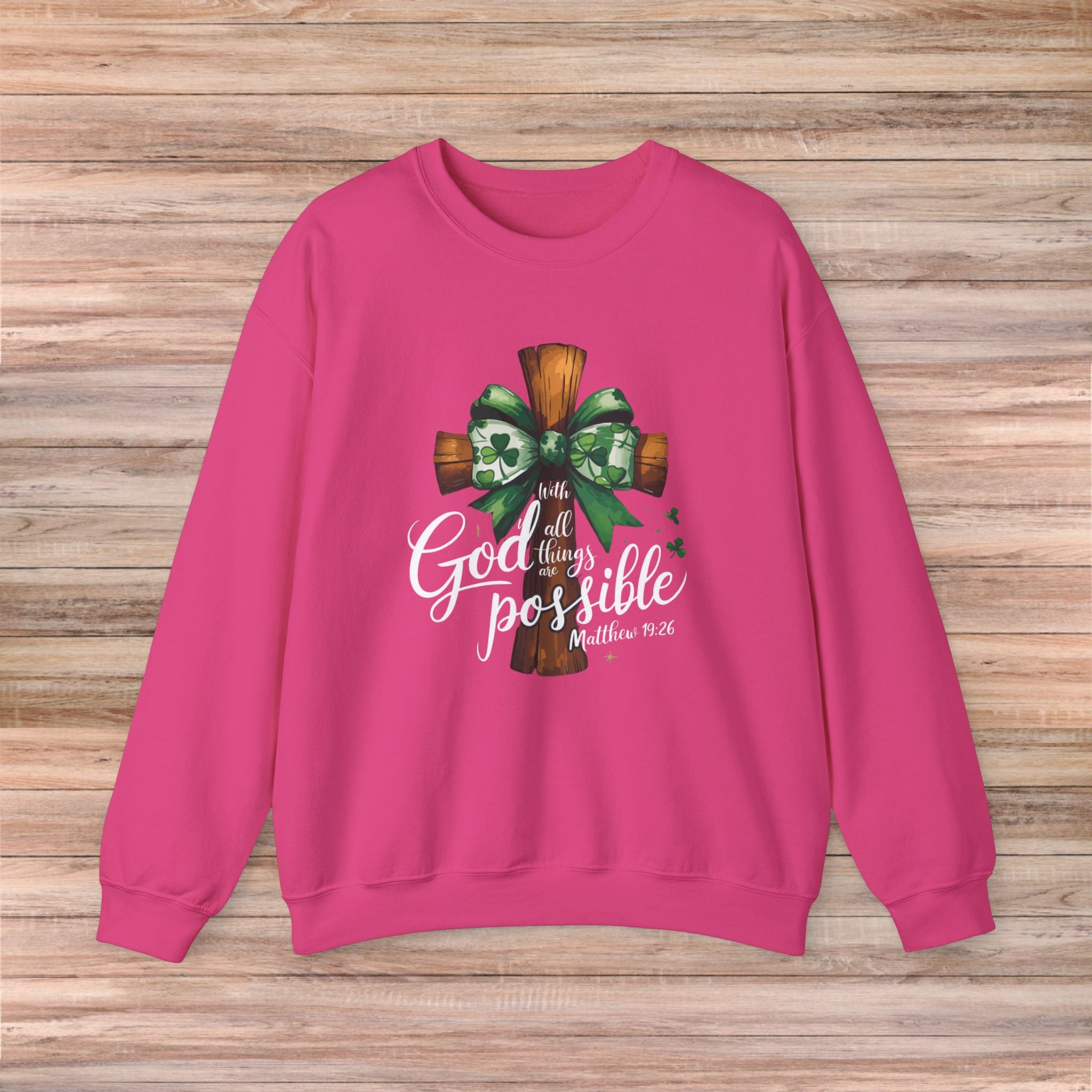 With God all things are Possible Sweater