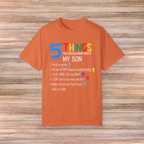 5 Things to Know About My Son Tshirt